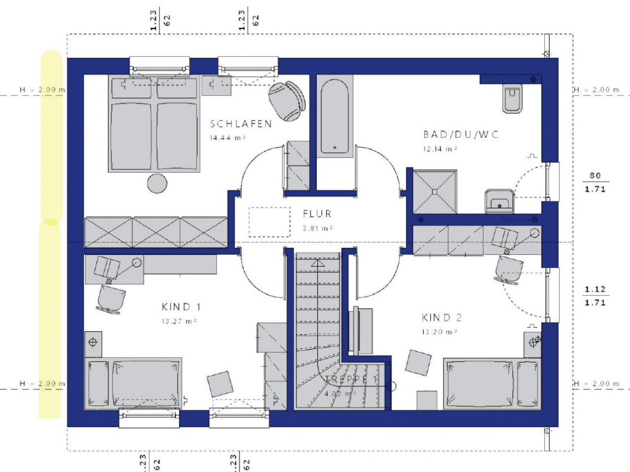 Grundriss OG Beispiel Grundriss OG Beispiel