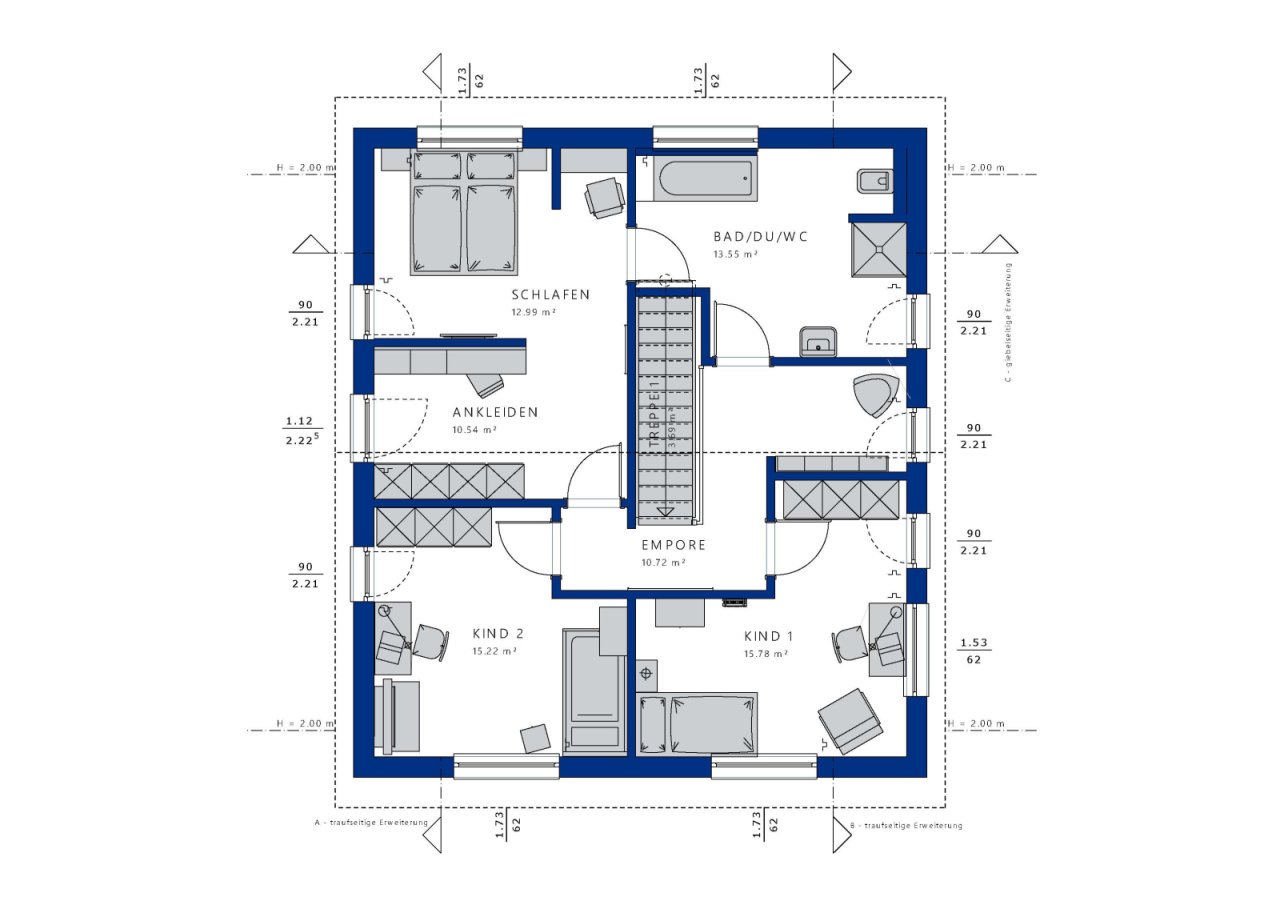 Planungsbeispiel OG Planungsbeispiel OG