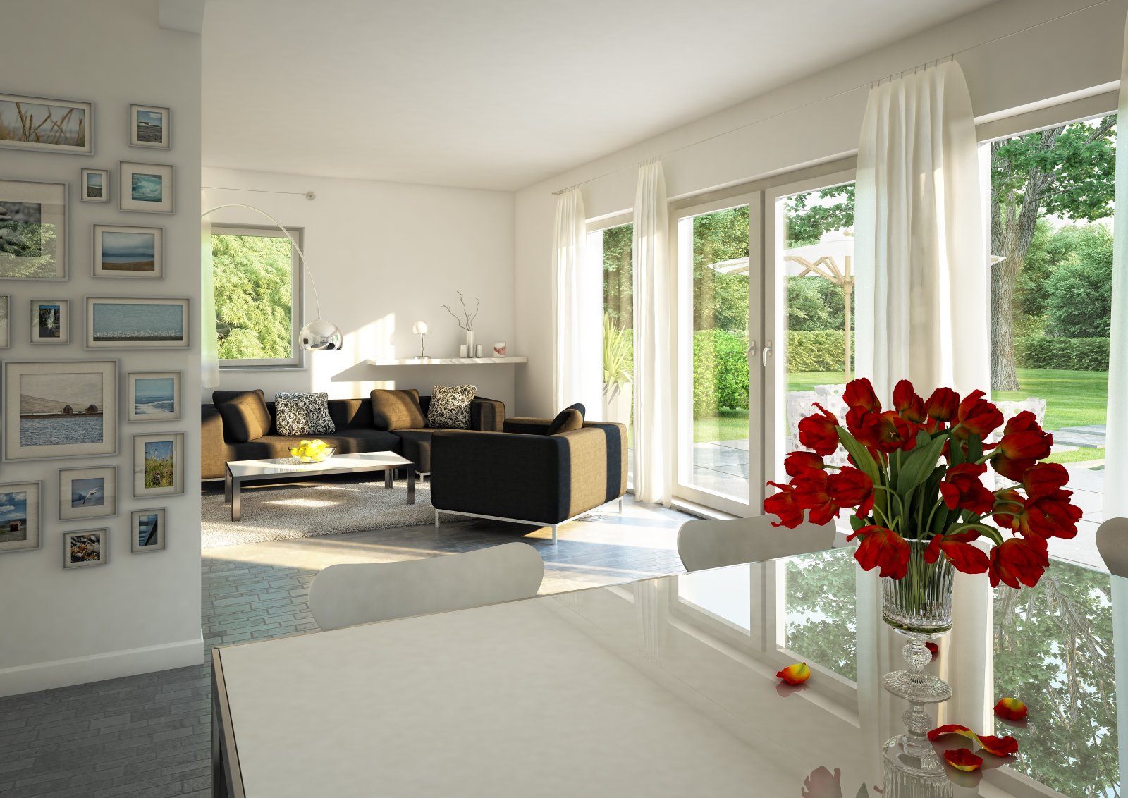 Blick ins Wohnzimmer Blick ins Wohnzimmer