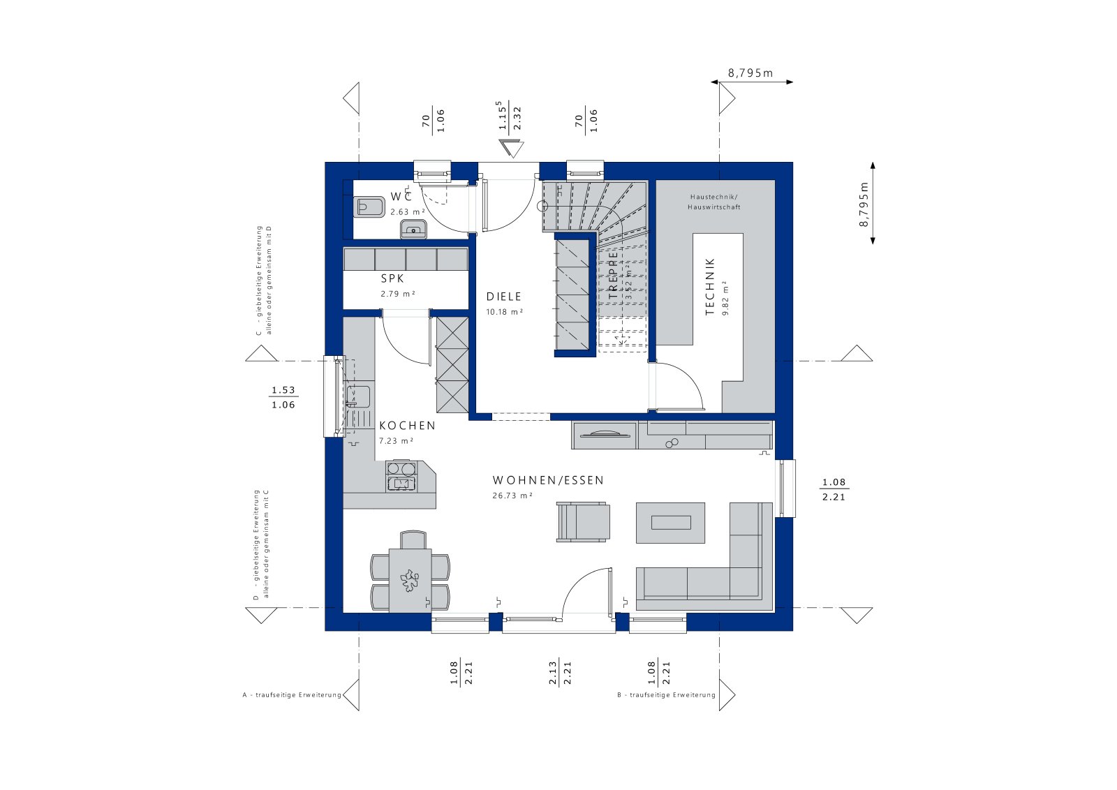 Planungsbeispiel EG Planungsbeispiel EG