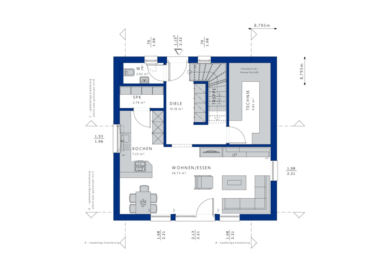 Planungsbeispiel EG Planungsbeispiel EG