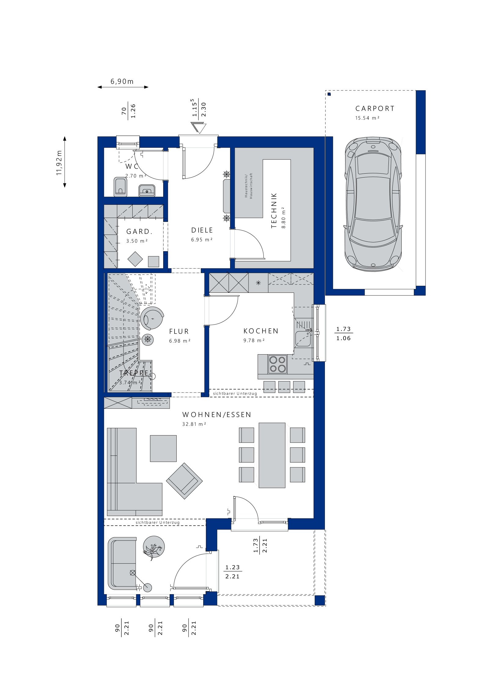 Planungsbeispiel EG Planungsbeispiel EG