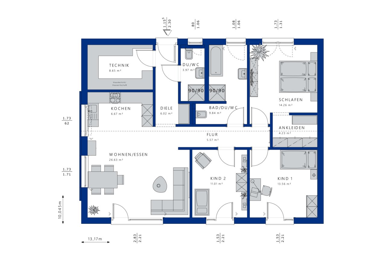 Planungsbeispiel EG Planungsbeispiel EG