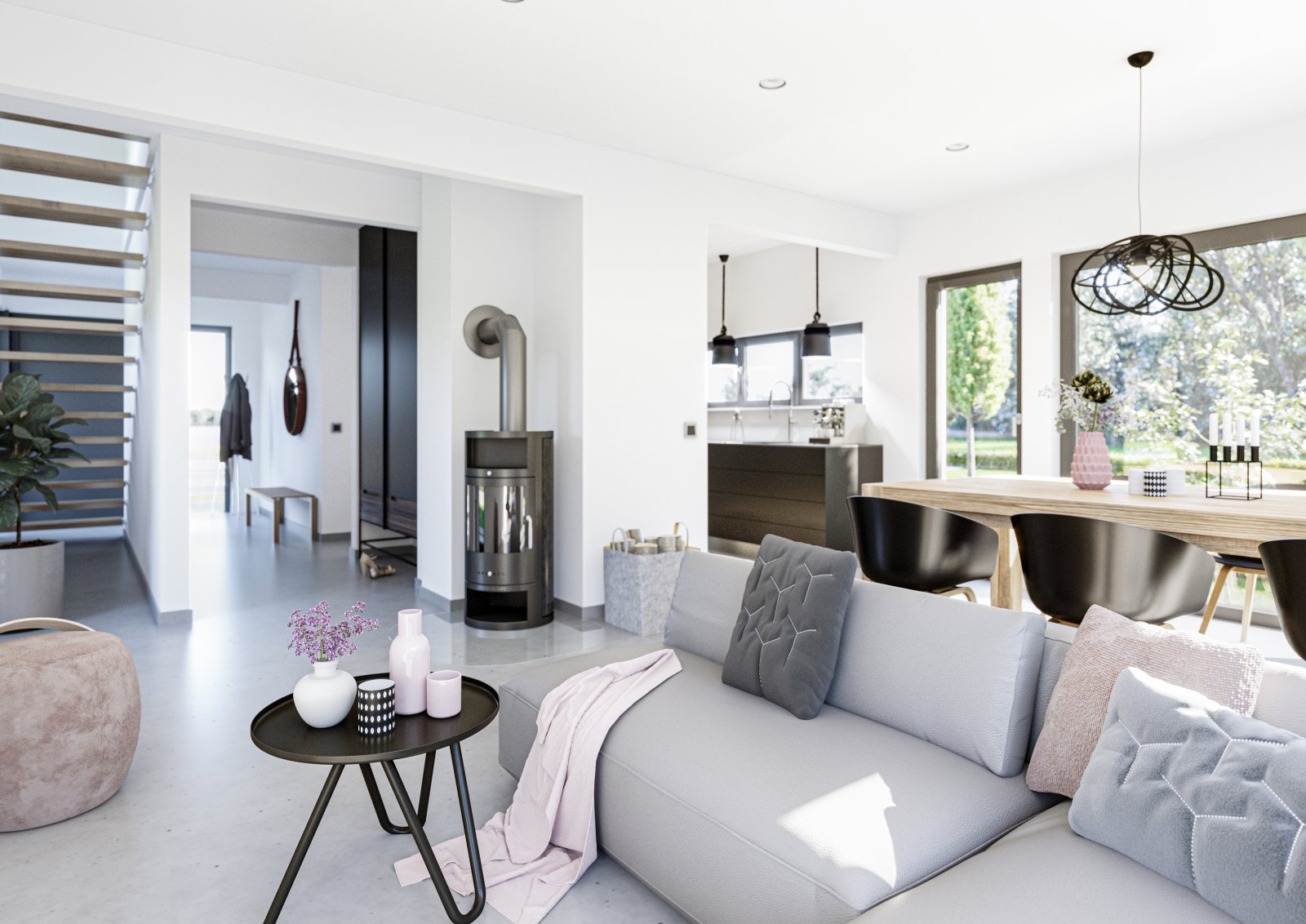 Blick ins Wohnzimmer Blick ins Wohnzimmer